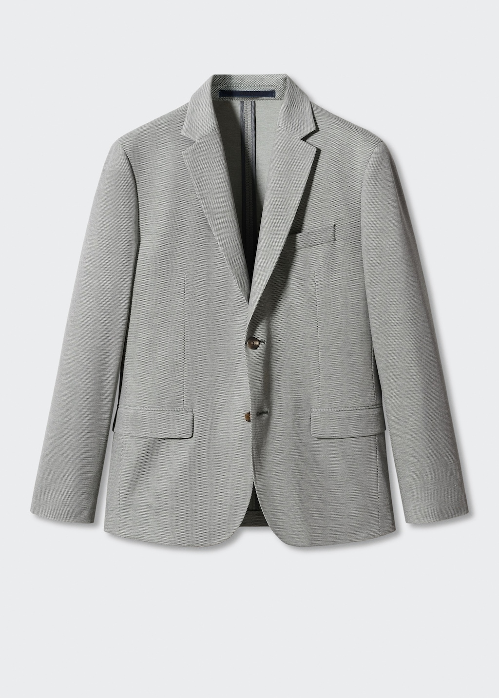 Slim Fit Blazer mit Mikrostruktur - Artikel ohne Model