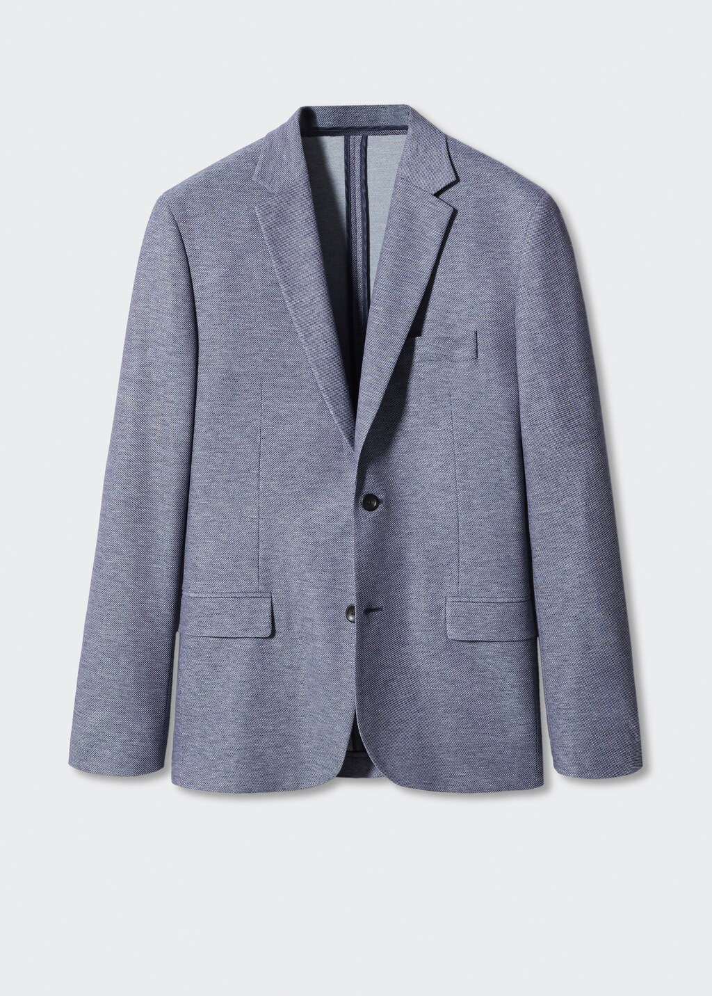 Slim fit microstructure blazer - Article without model