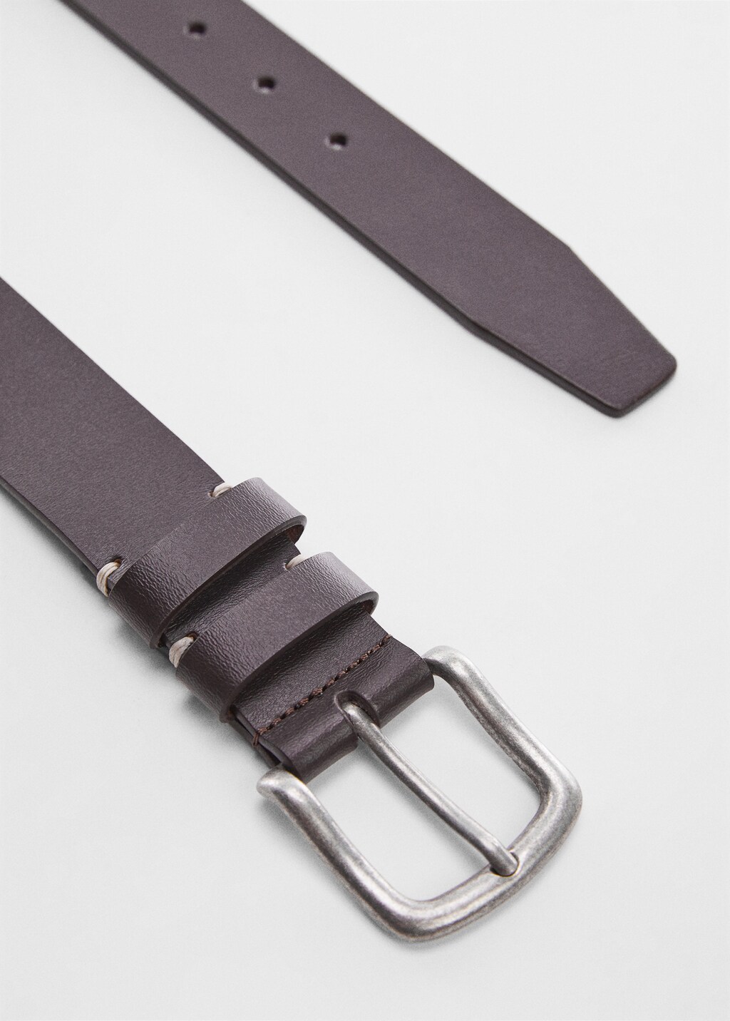 Buckle leather belt - Details of the article 1