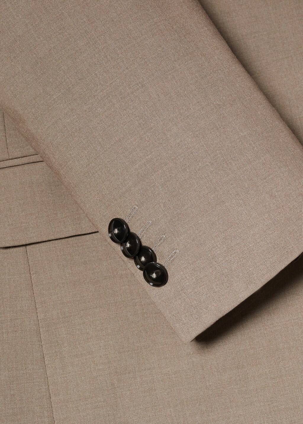 Stretch fabric slim-fit suit jacket - Details of the article 0