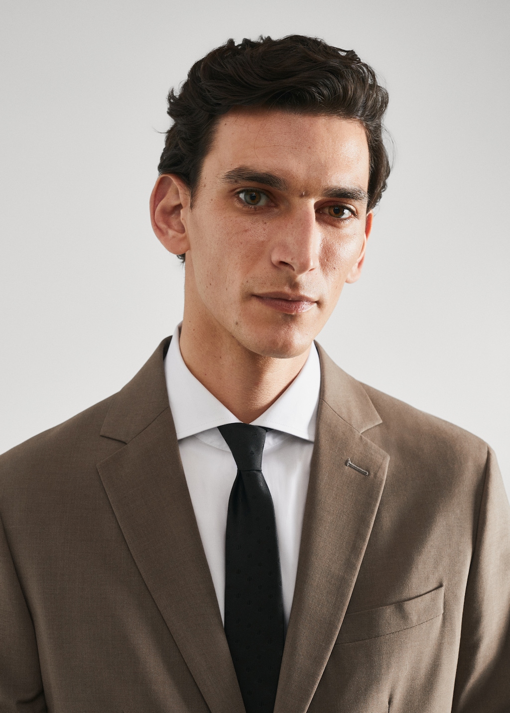 Stretch fabric slim-fit suit jacket - Details of the article 4