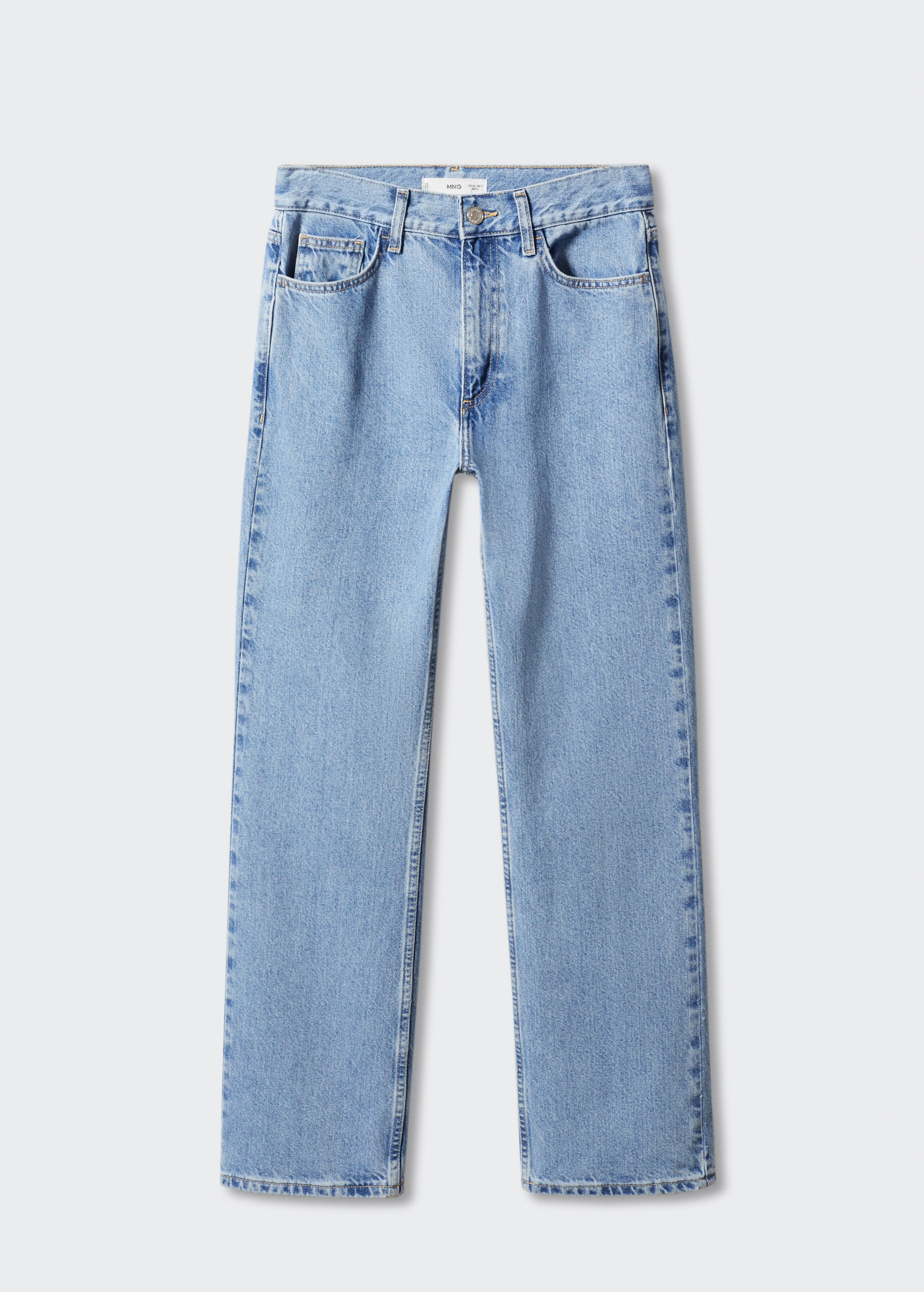 Mid-rise straight jeans - Article without model