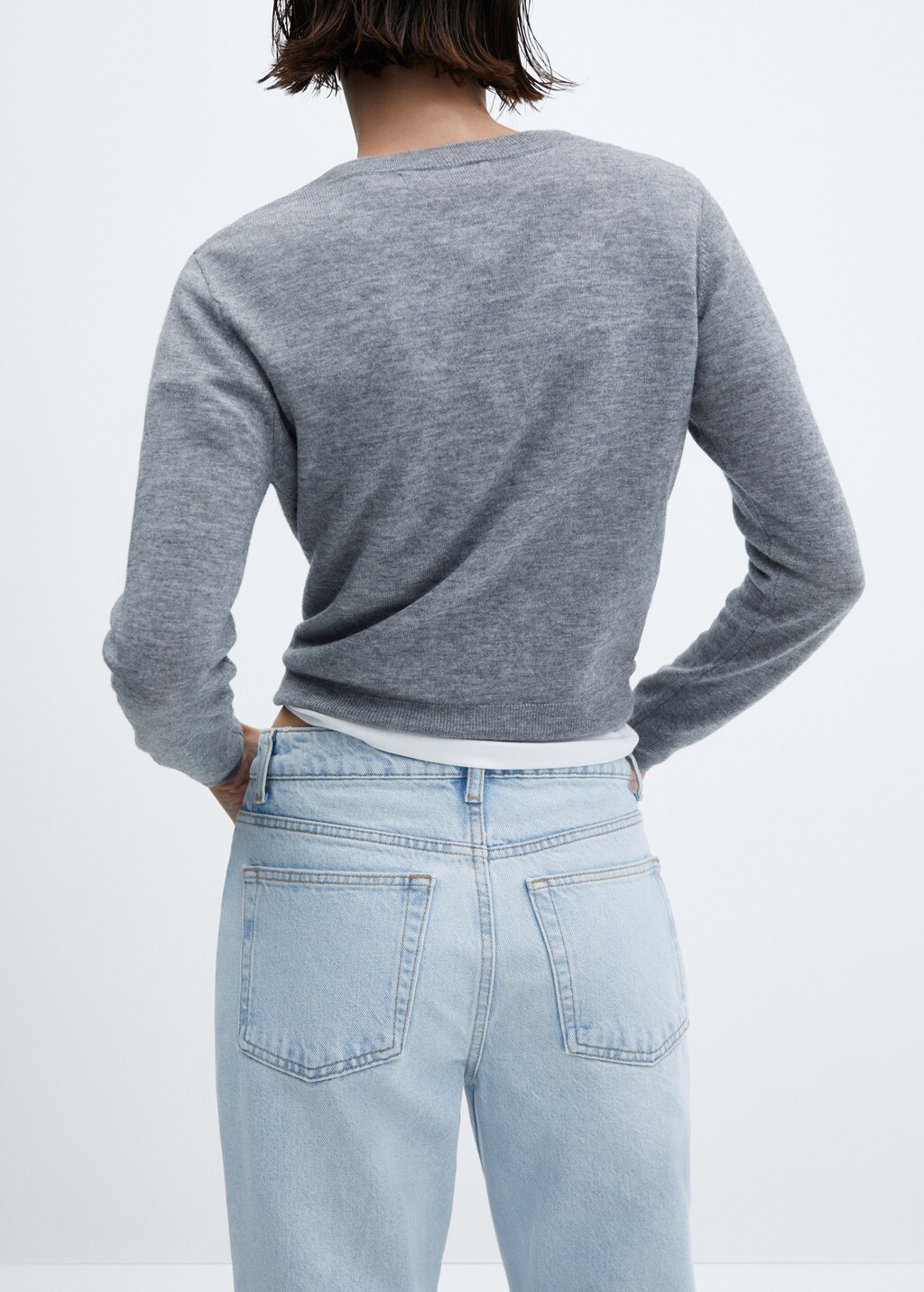 Gerade Jeans mit hohem Bund - Detail des Artikels 6