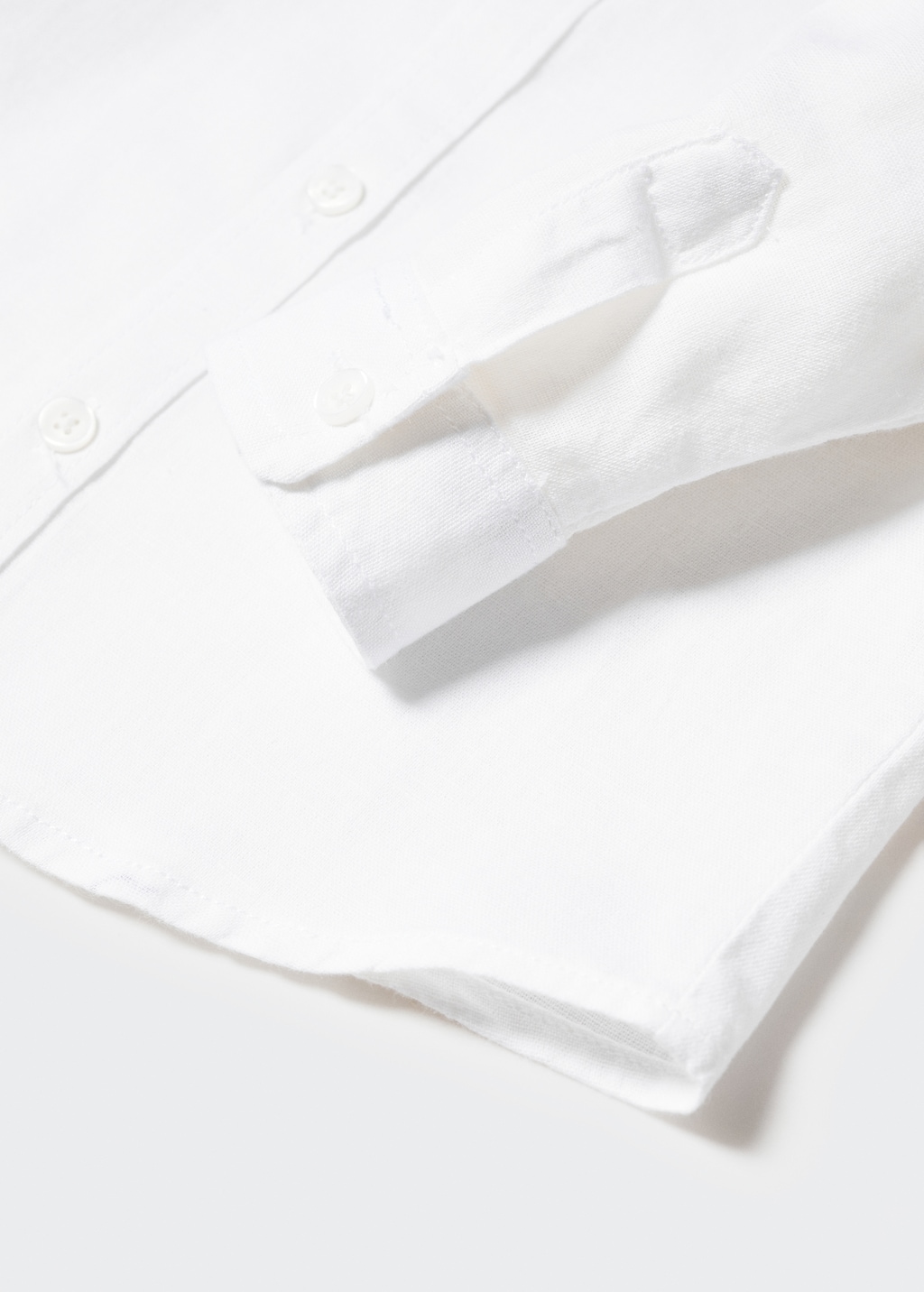 Regular-fit linen shirt - Details of the article 0