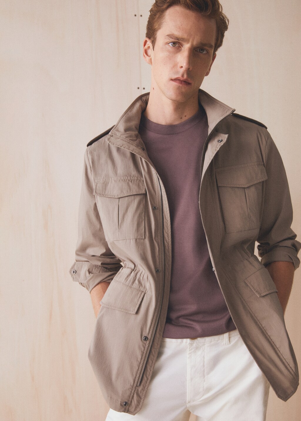 Lightweight saharian jacket with pockets - Details of the article 5