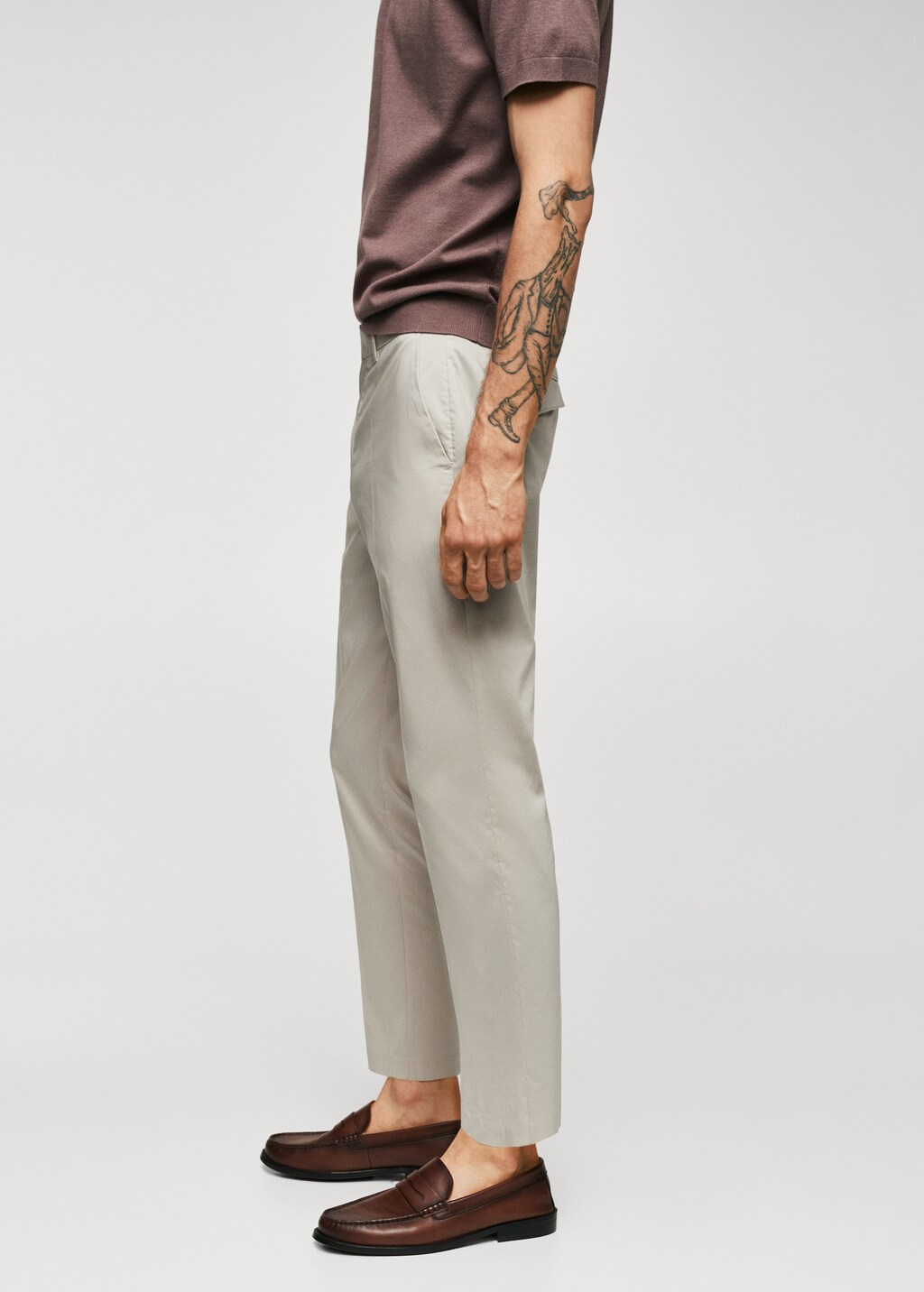 Lightweight cotton trousers - Details of the article 2