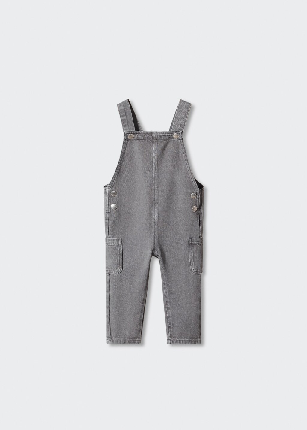 Lined denim dungarees - Article without model