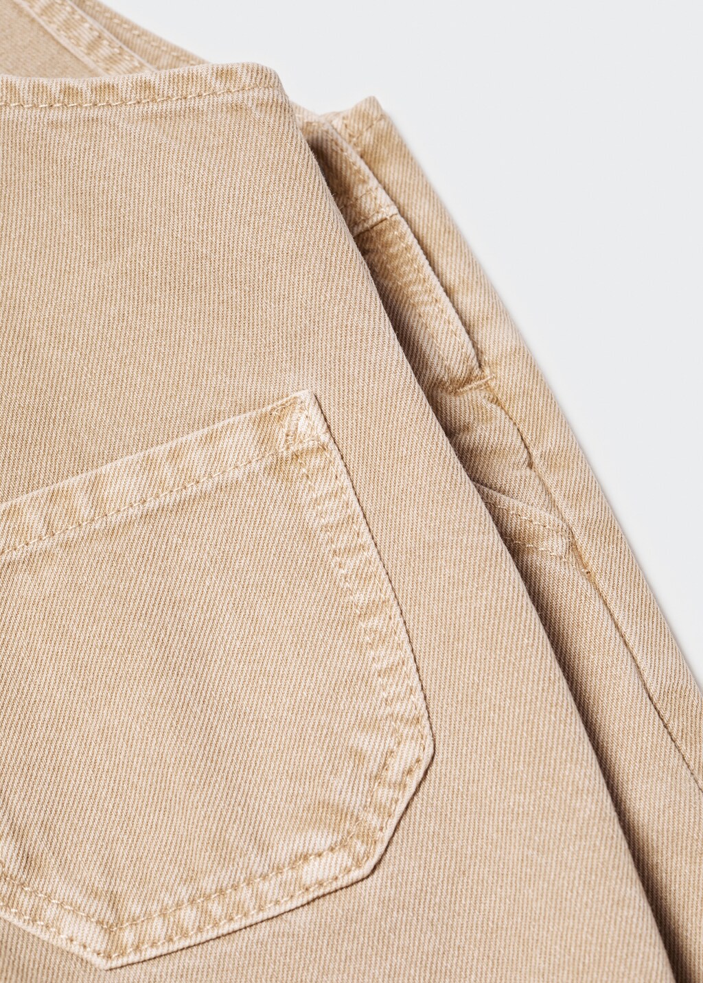 Lined denim dungarees - Details of the article 0