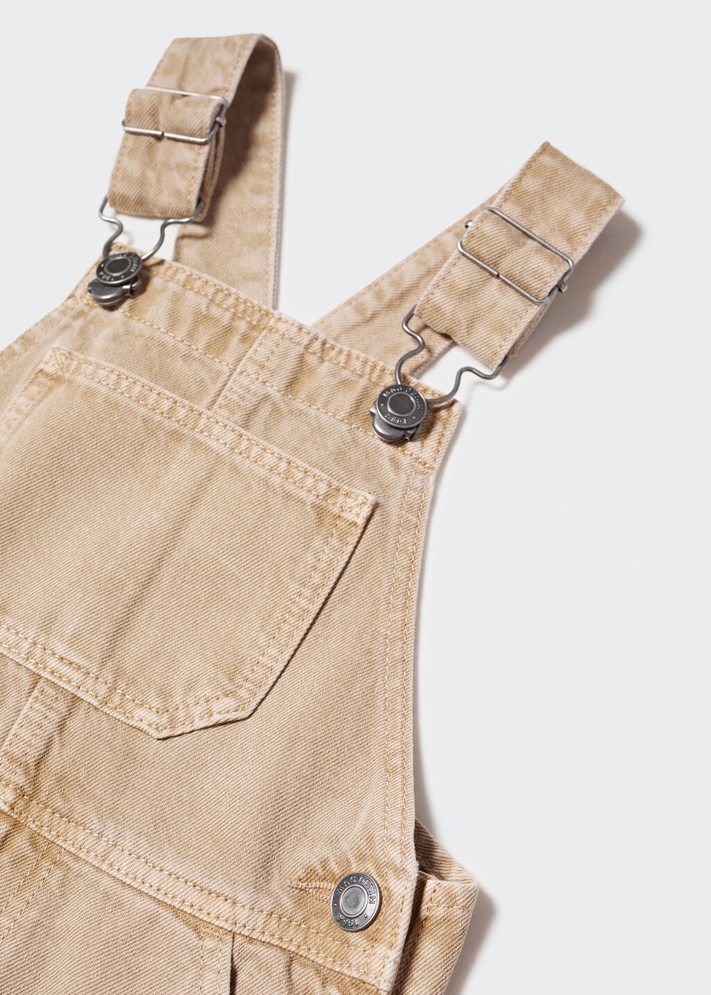 Lined denim dungarees - Details of the article 8