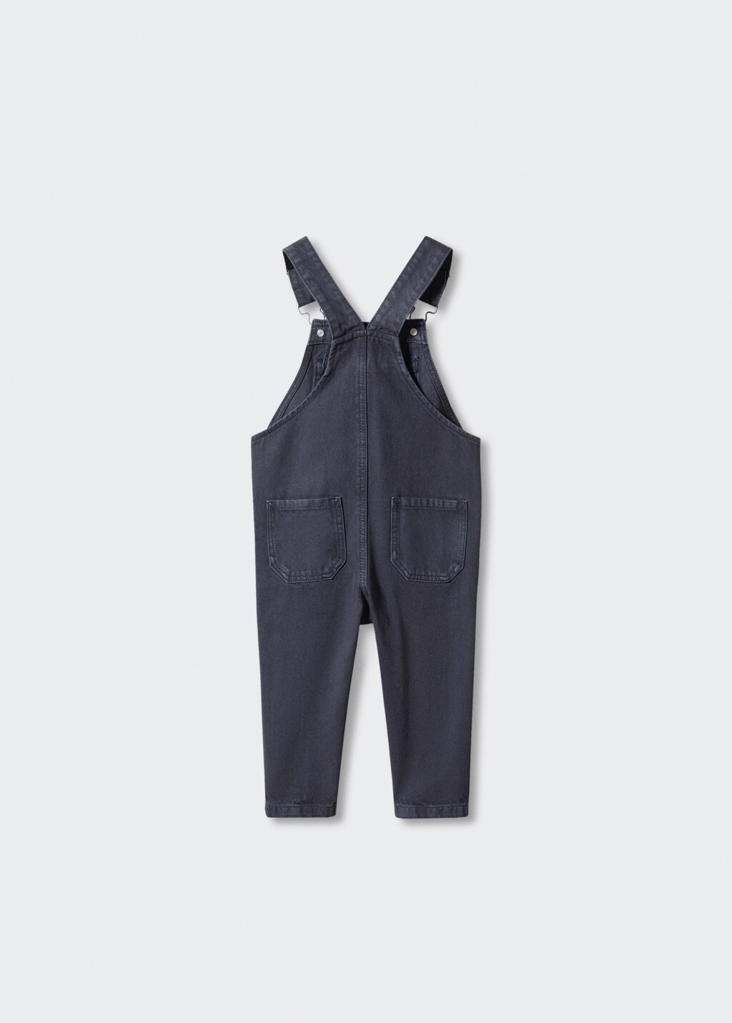 Lined denim dungarees - Reverse of the article