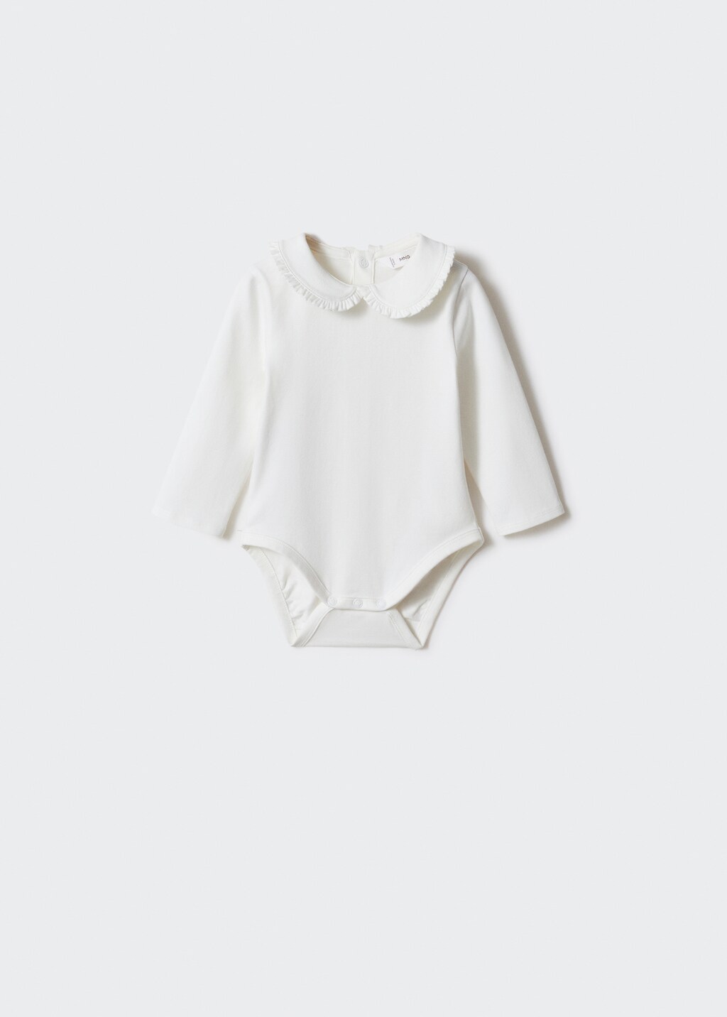 Ruffled cotton body - Article without model