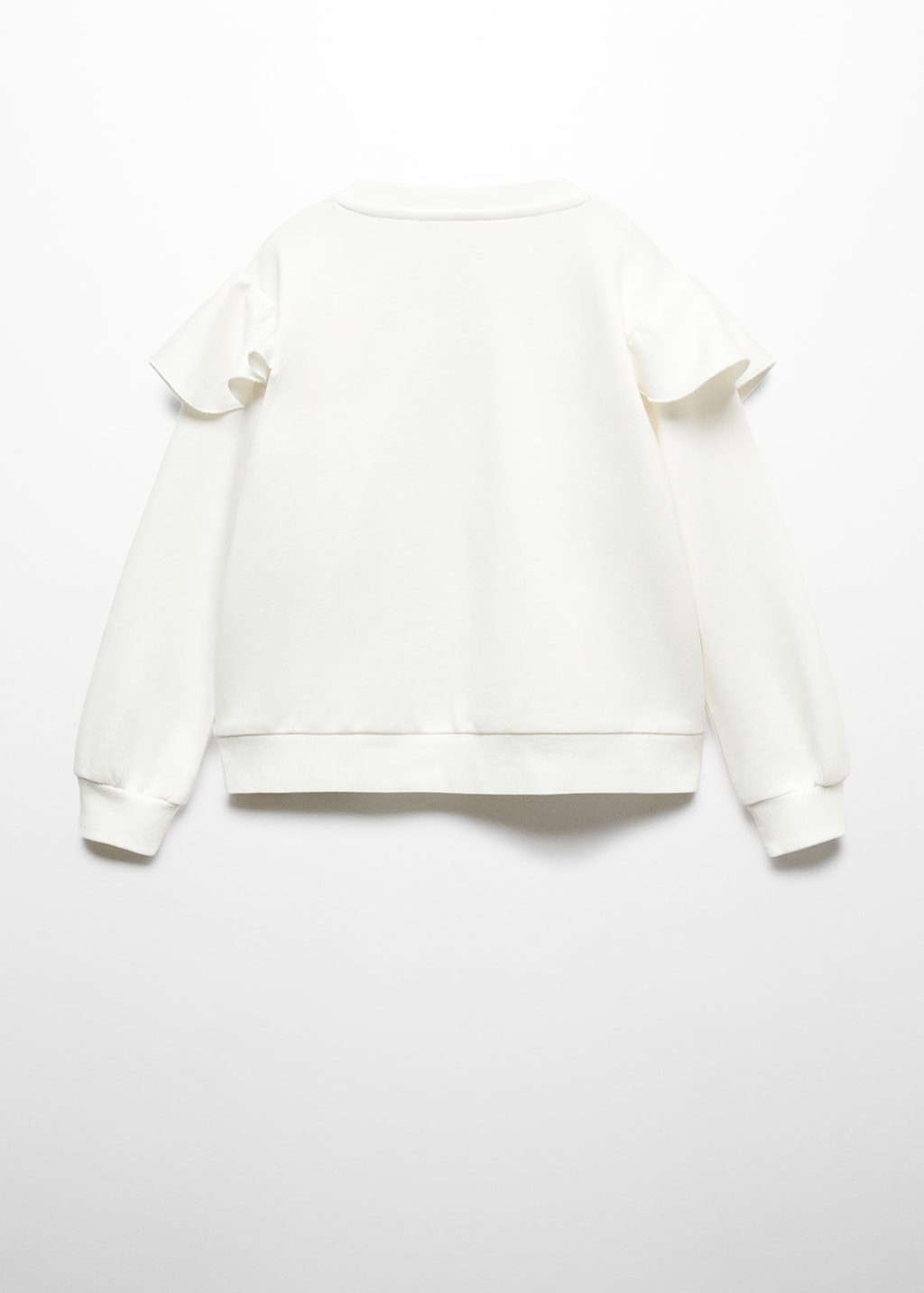 Frills printed sweatshirt - Reverse of the article