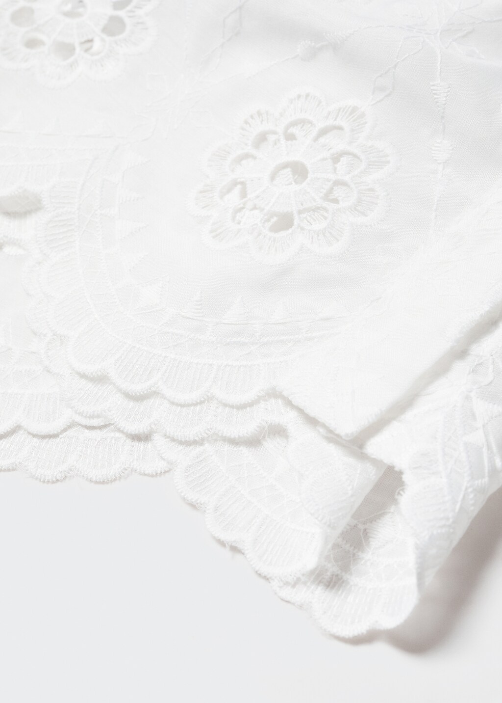 Embroidered openwork shirt - Details of the article 8