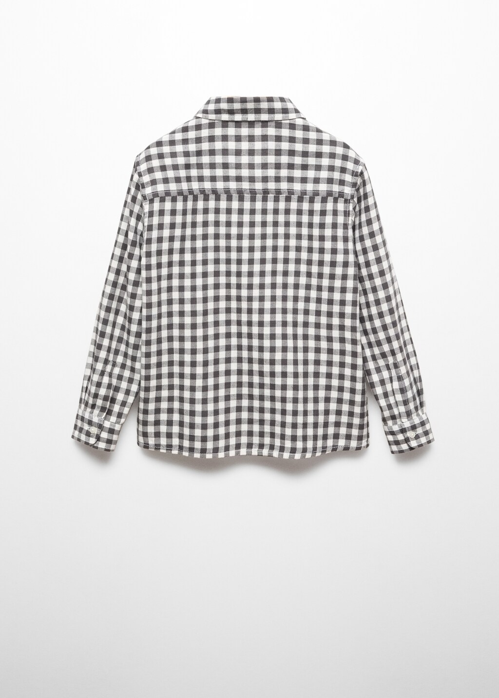 Regular-fit check shirt - Reverse of the article