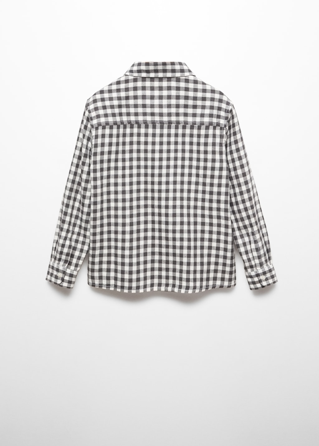 Regular-fit check shirt - Reverse of the article