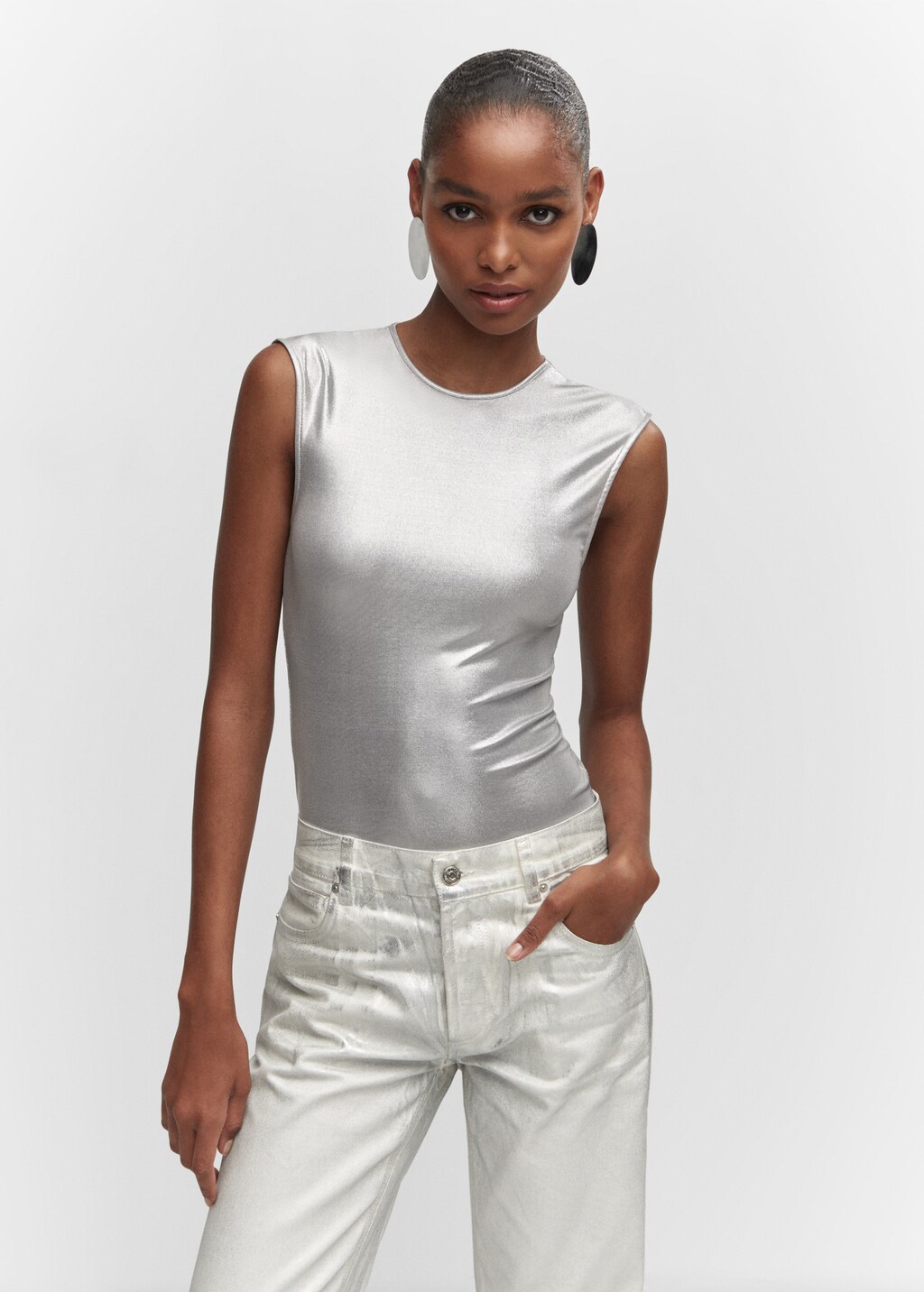 Metallic bodysuit - Medium plane