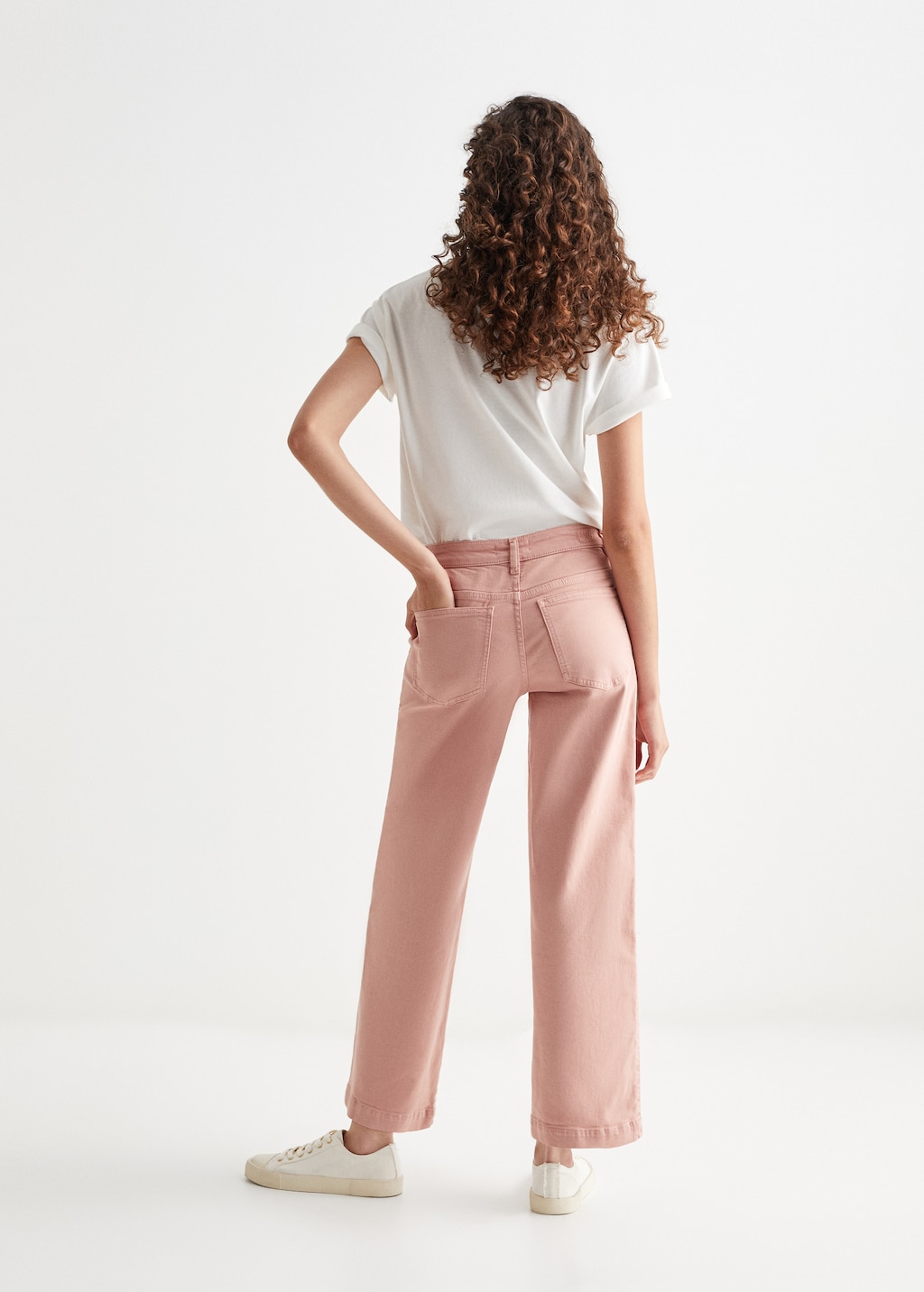 Culotte jeans with pockets - Reverse of the article