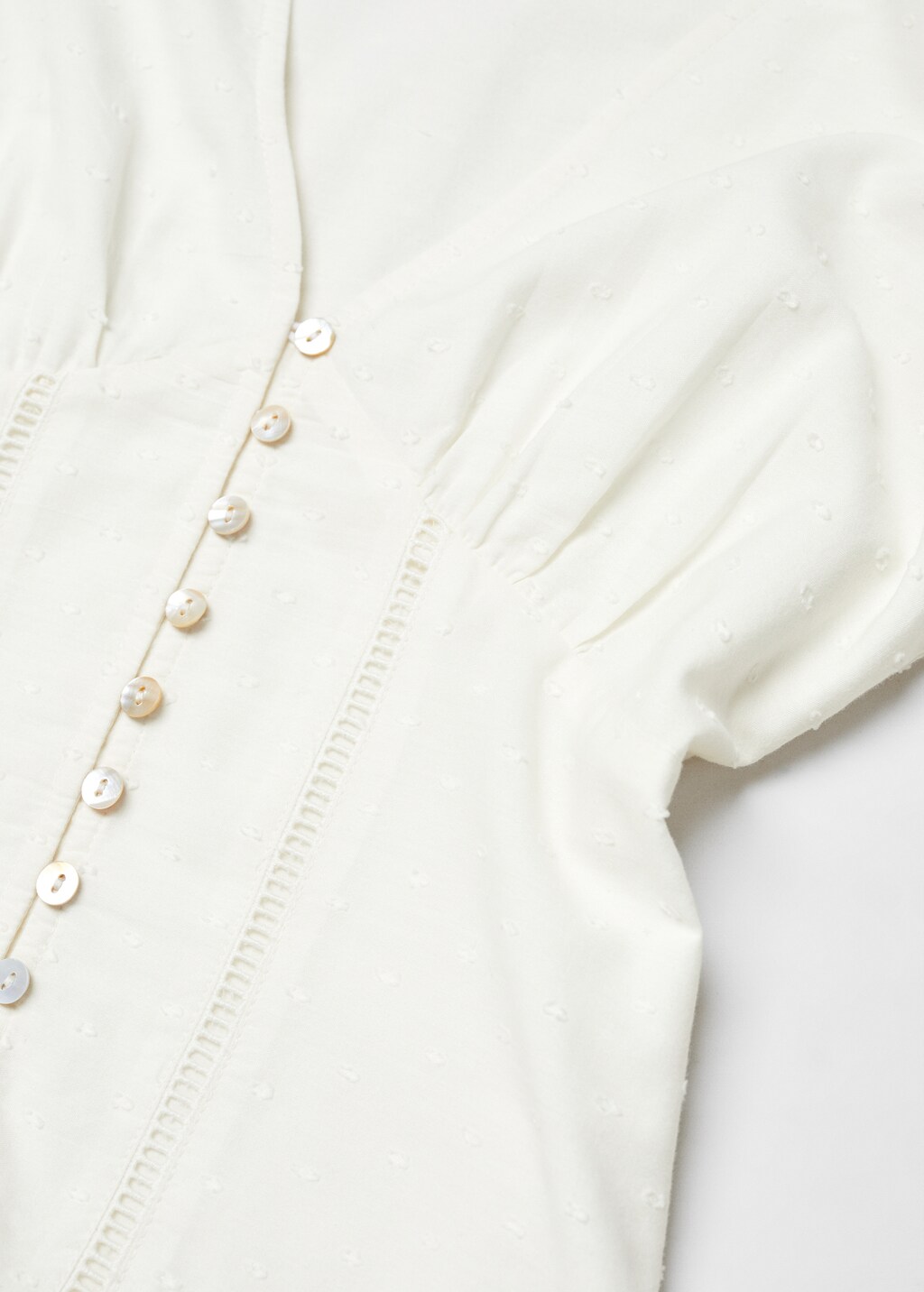 Buttons cotton dress - Details of the article 8