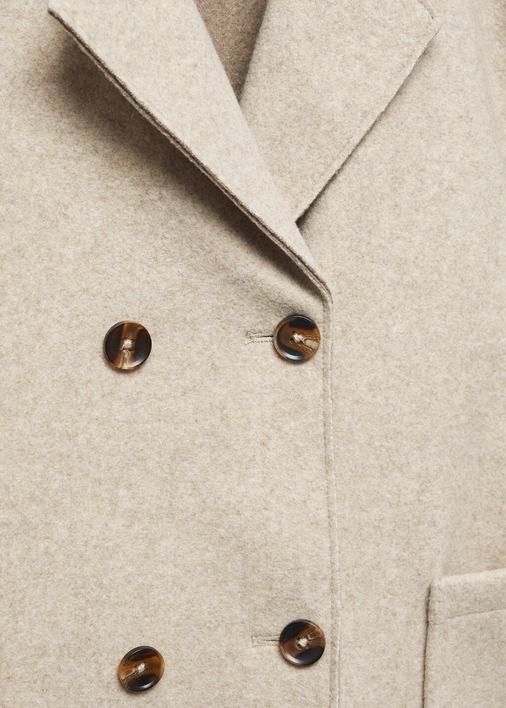 Double-breasted coat - Details of the article 8