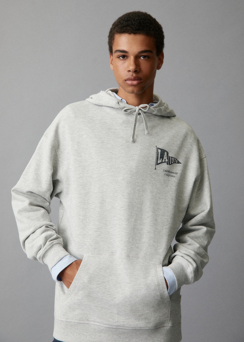 Printed cotton sweatshirt - Details of the article 5