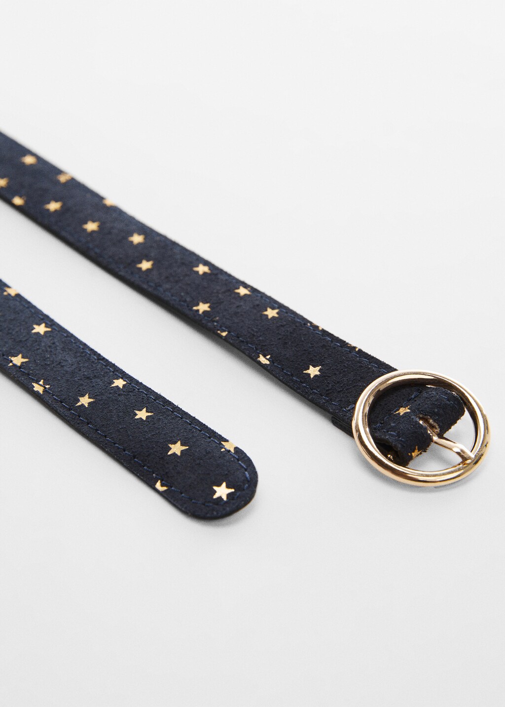 Stars leather belt - Medium plane