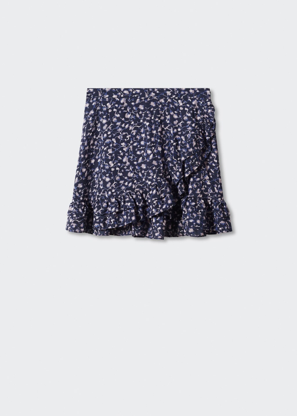 Ruffle flower print skirt - Article without model