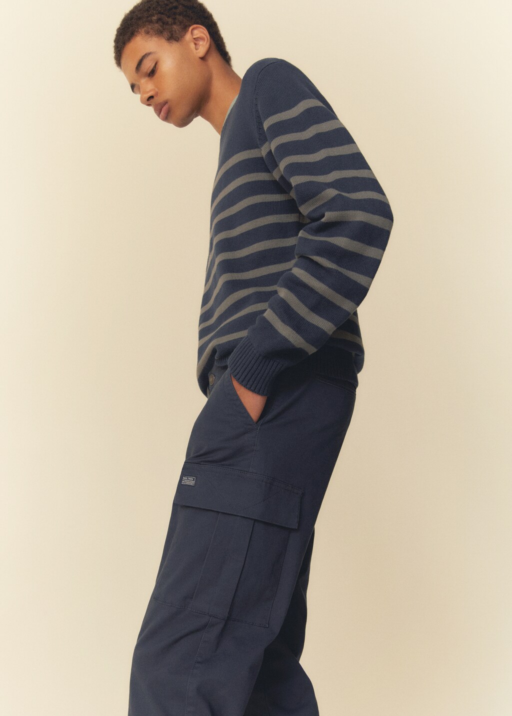 Cotton cargo trousers - Details of the article 7