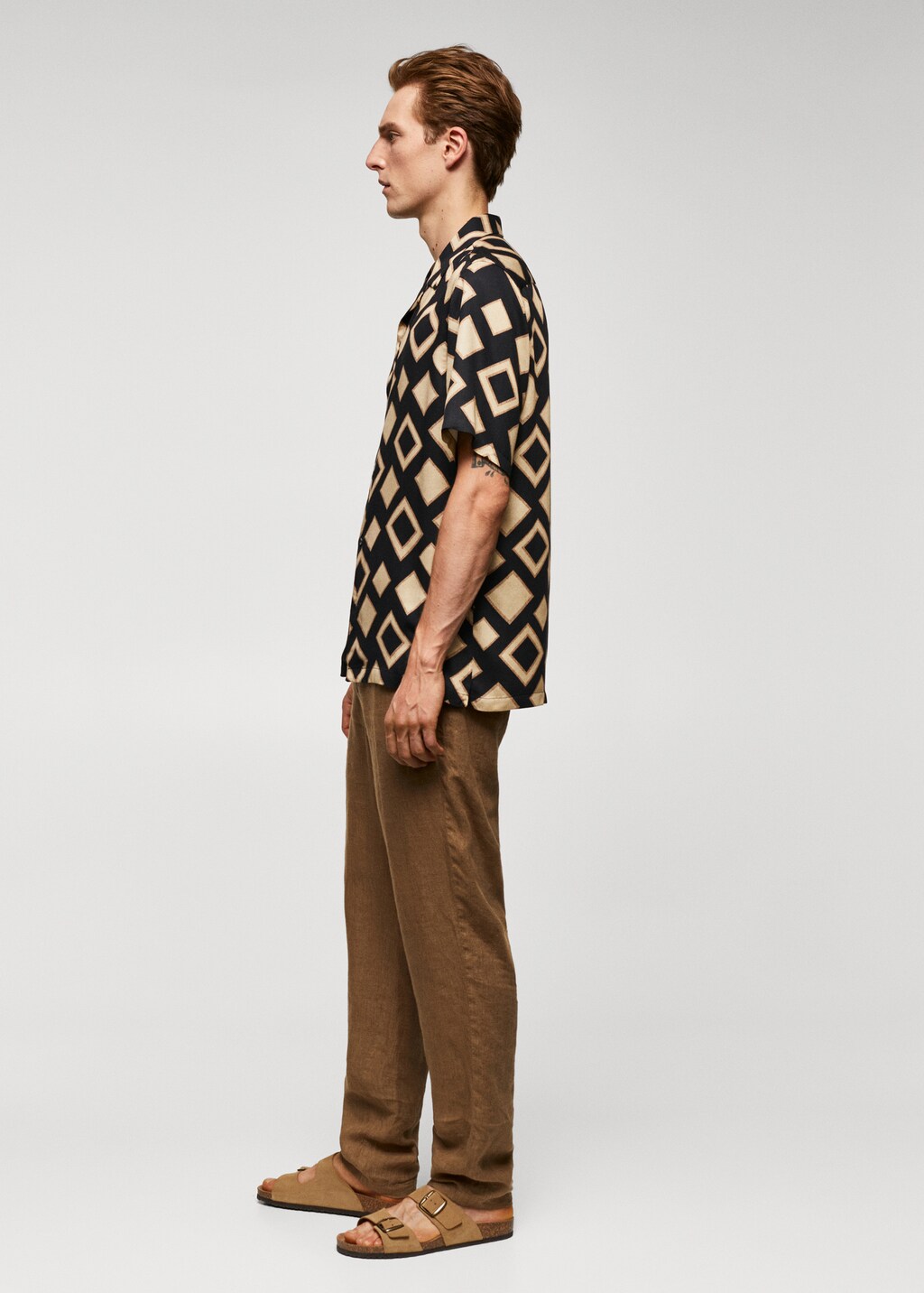 Geometric-print bowling shirt - Details of the article 2