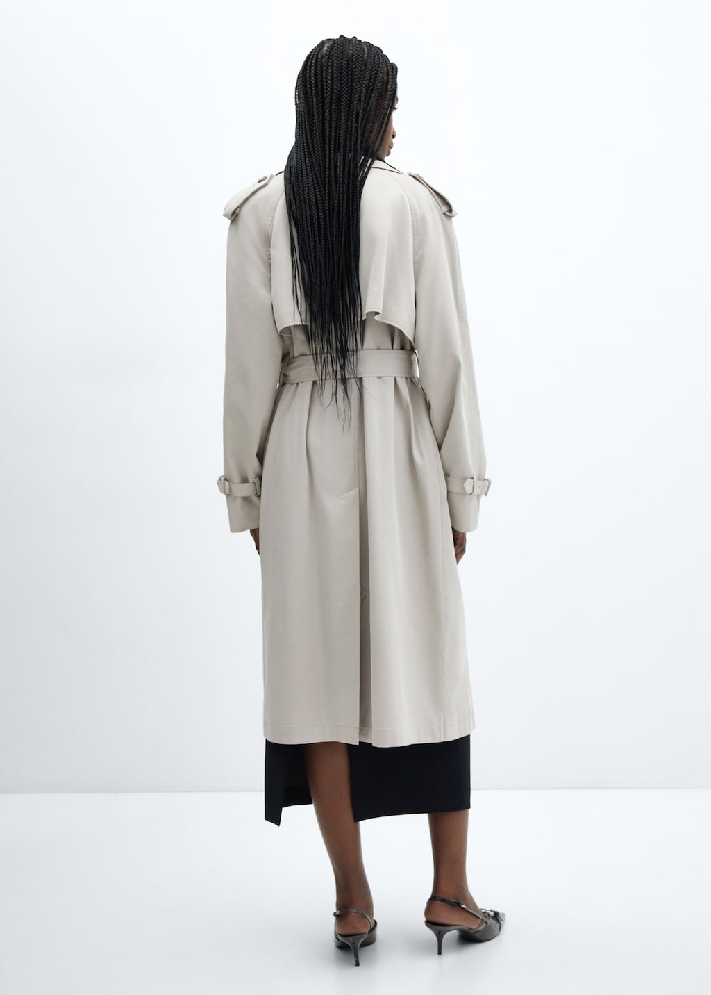 Belt flowy trench - Reverse of the article