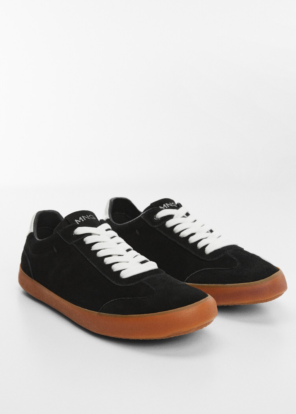 Lace-up leather sneakers - Medium plane