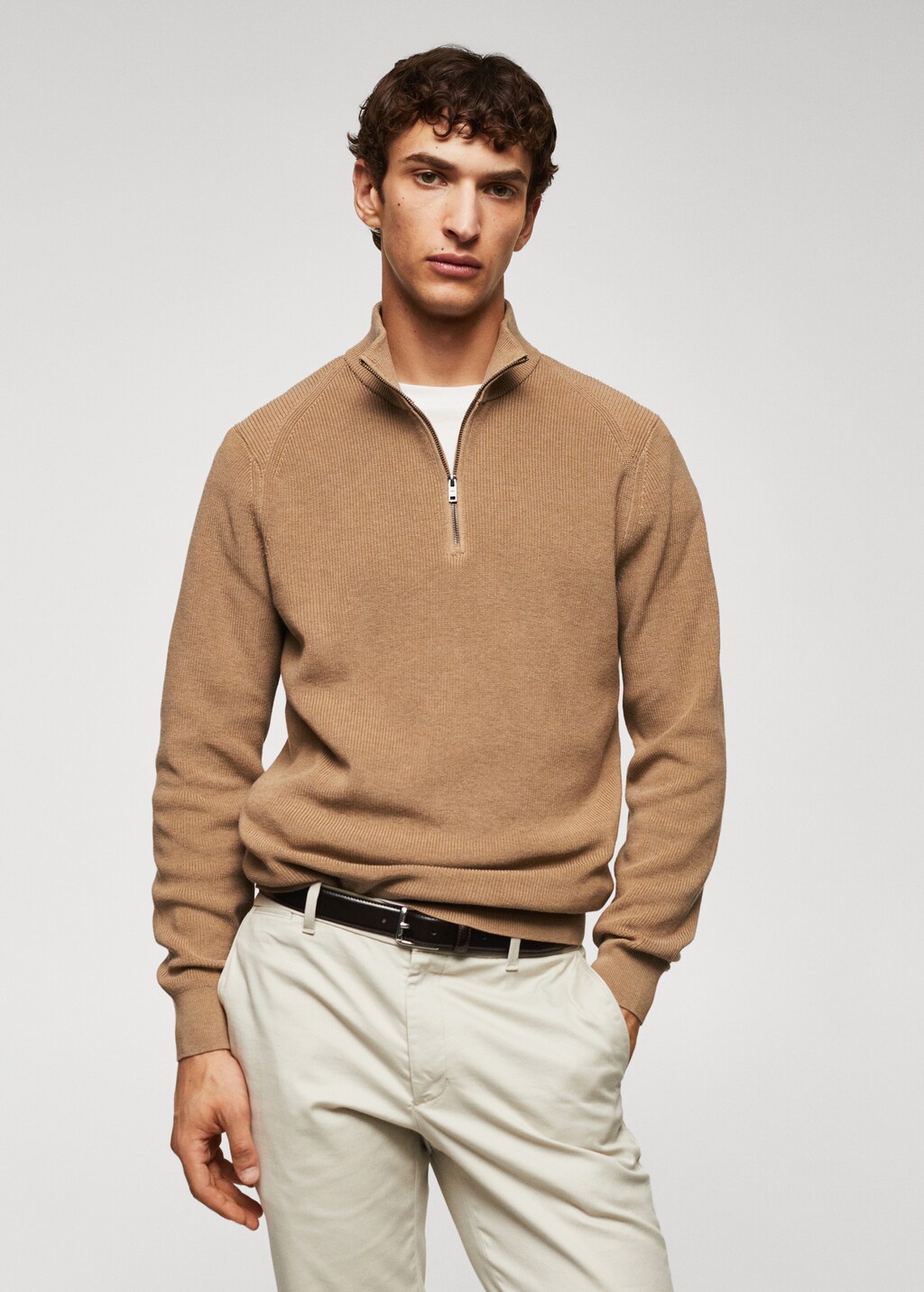 Perkins sweater with cowl neck - Medium plane