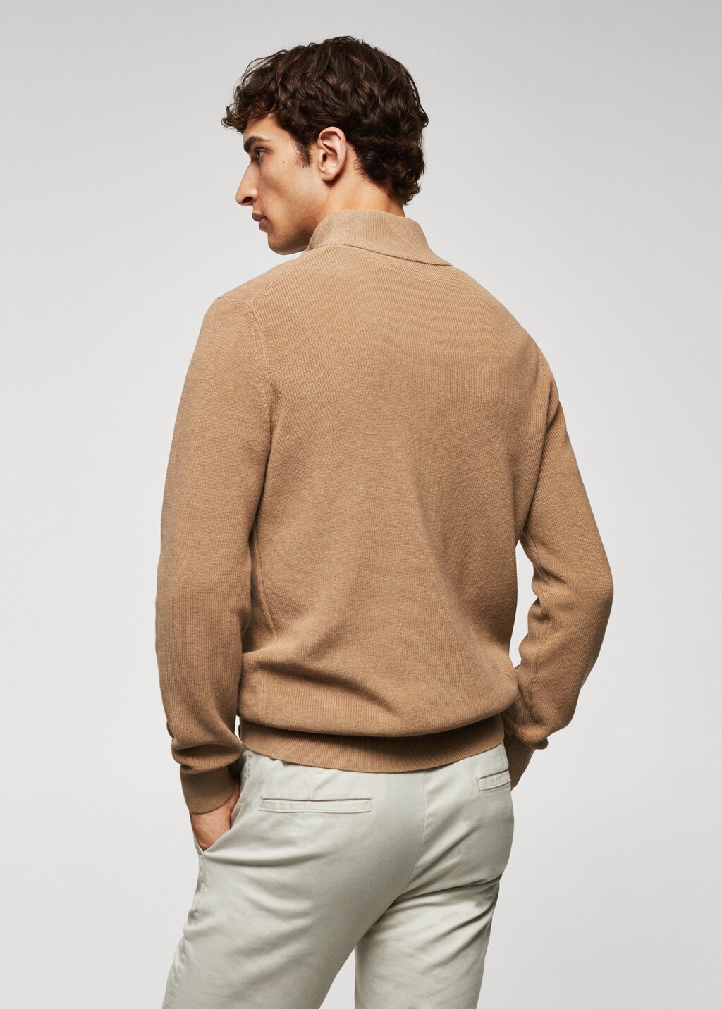 Perkins sweater with cowl neck - Reverse of the article