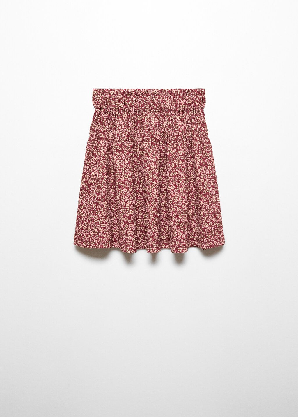 Ruffle flower print skirt - Article without model