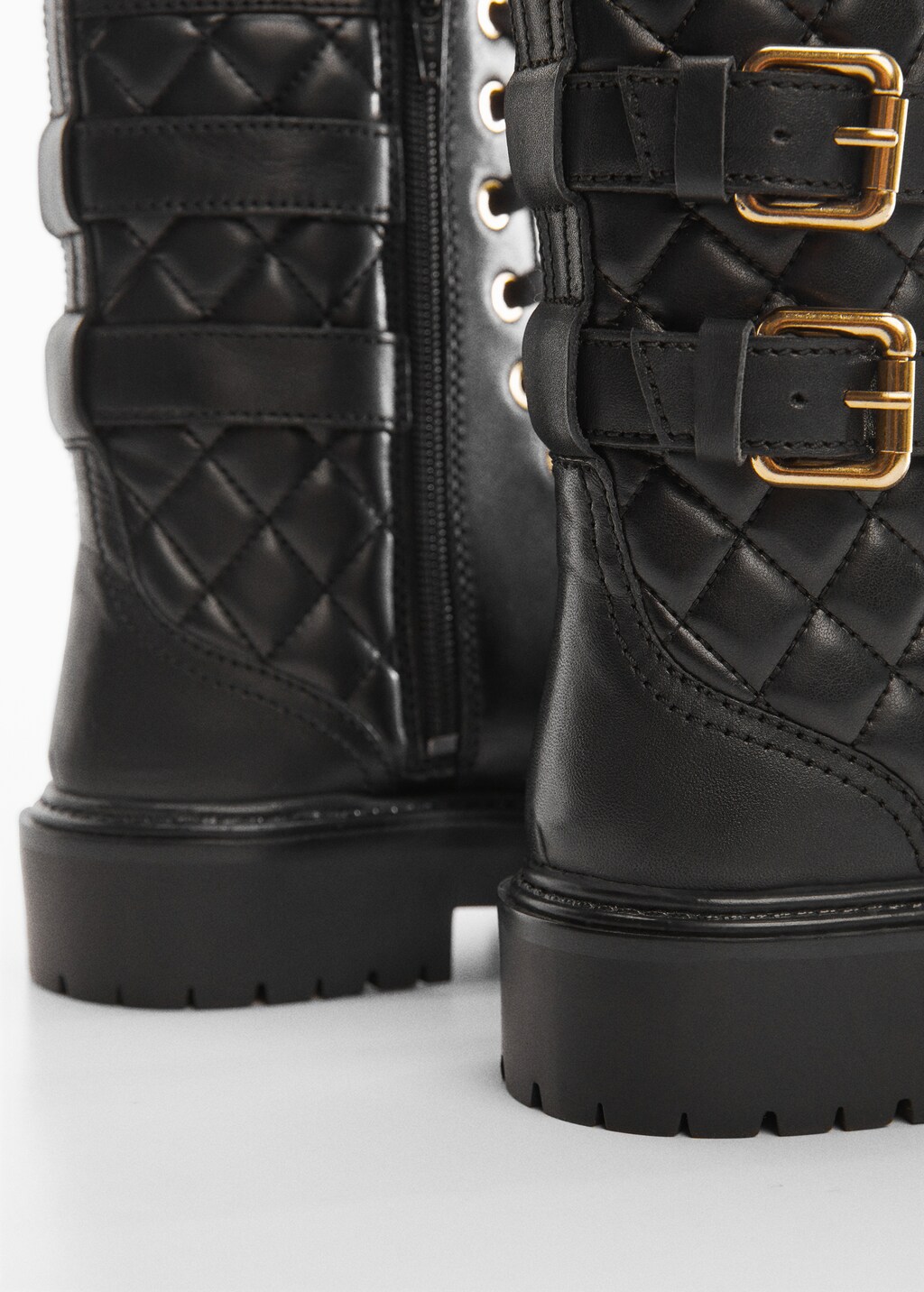 Military leather ankle boots - Details of the article 1