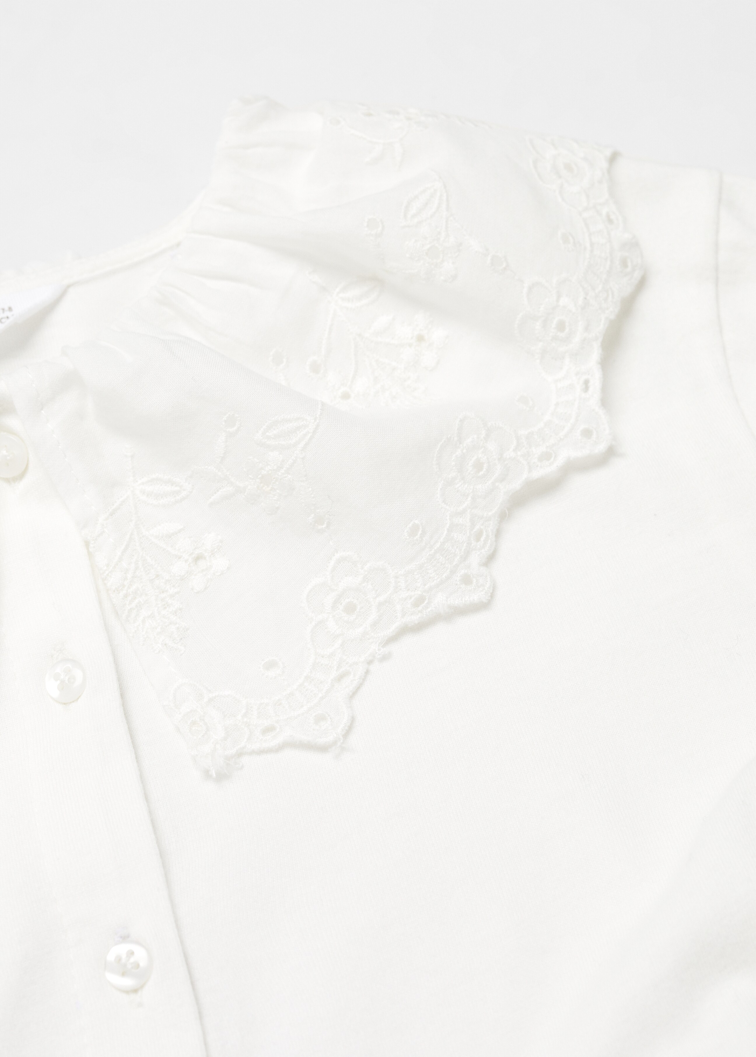 Pyjama with embroidered details  - Details of the article 0
