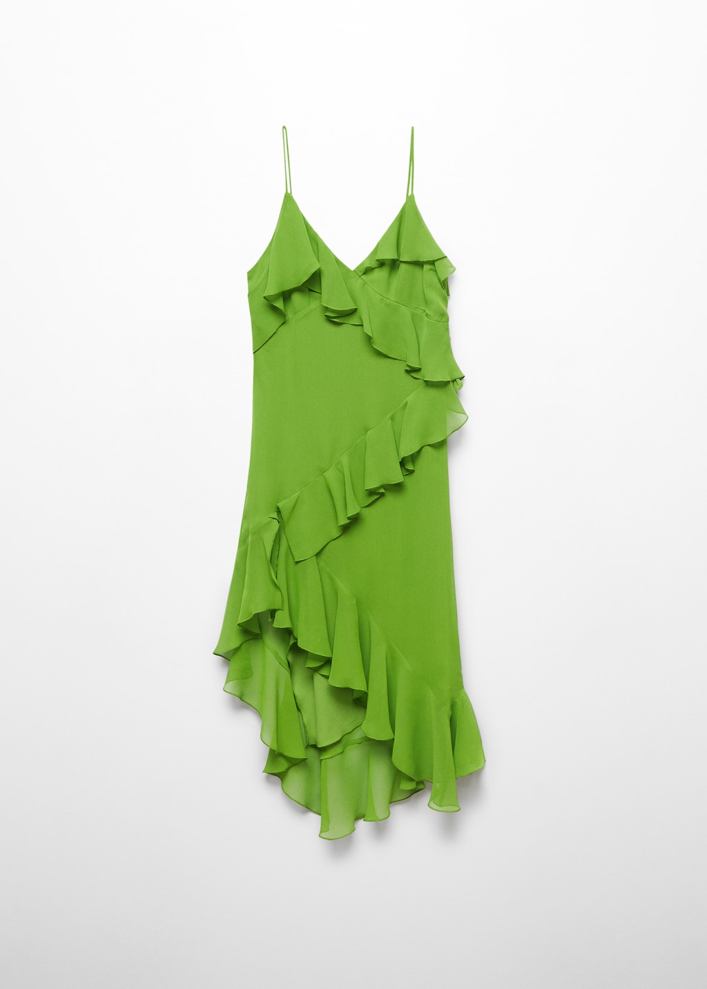 Asymmetric ruffled dress - Article without model