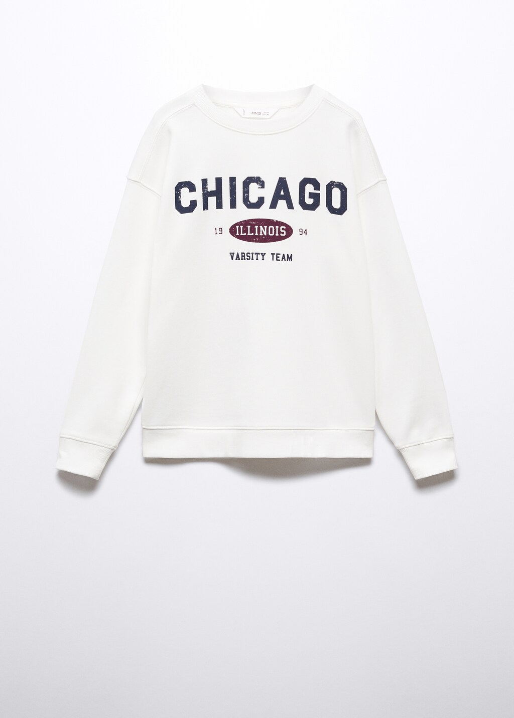 Message plush sweatshirt - Article without model