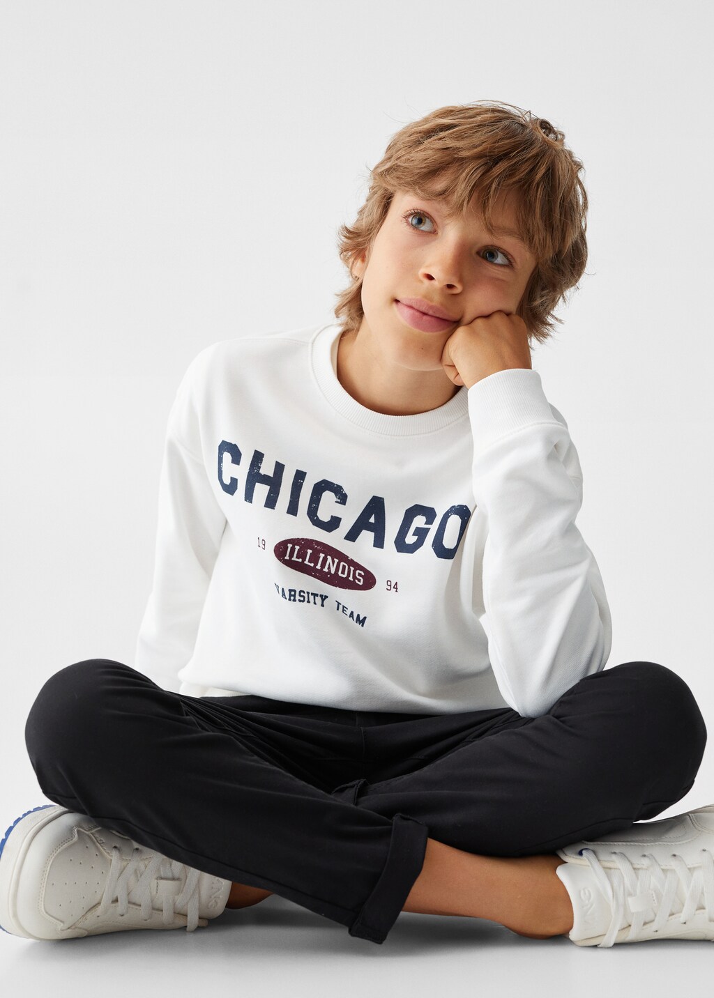 Message plush sweatshirt - Details of the article 2