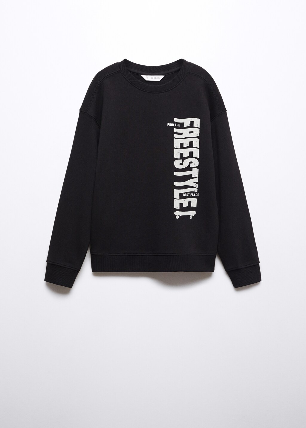 Message plush sweatshirt - Article without model