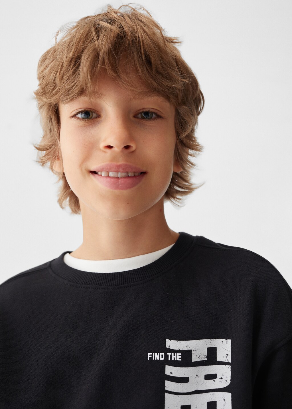 Pluche sweatshirt met boodschap - Detail van het artikel 1