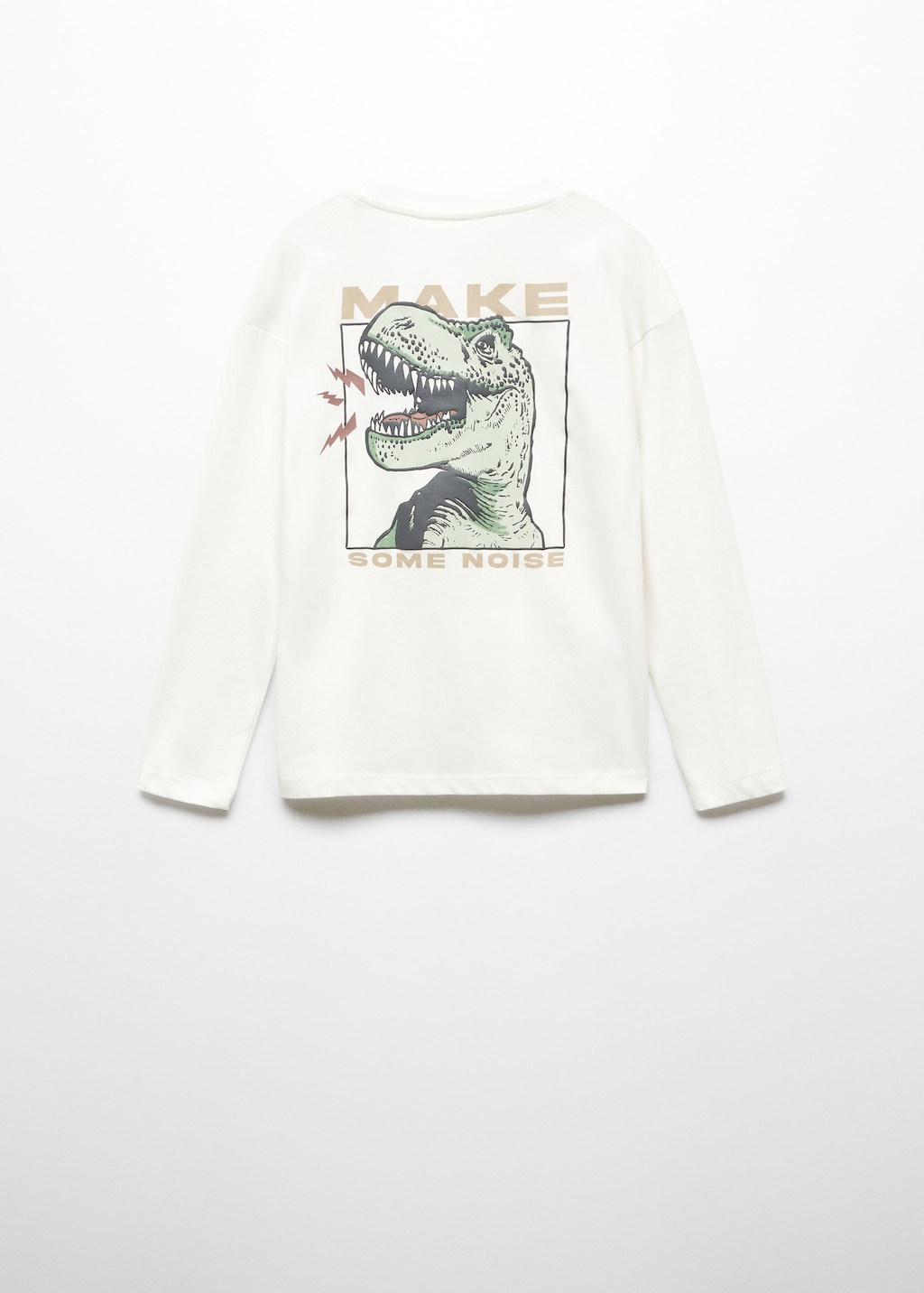 Dinosaur print hoodie - Reverse of the article