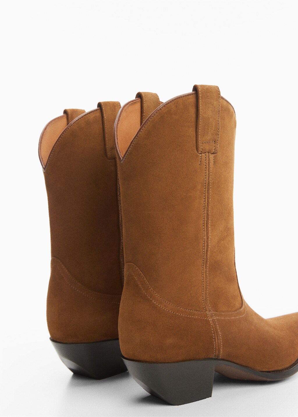 Suede cowboy ankle boots - Details of the article 2