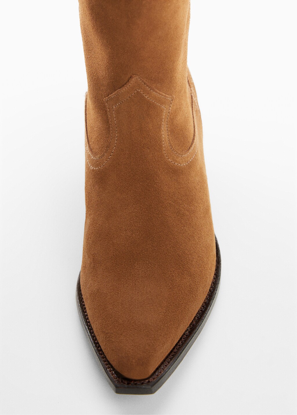 Suede cowboy ankle boots - Details of the article 3