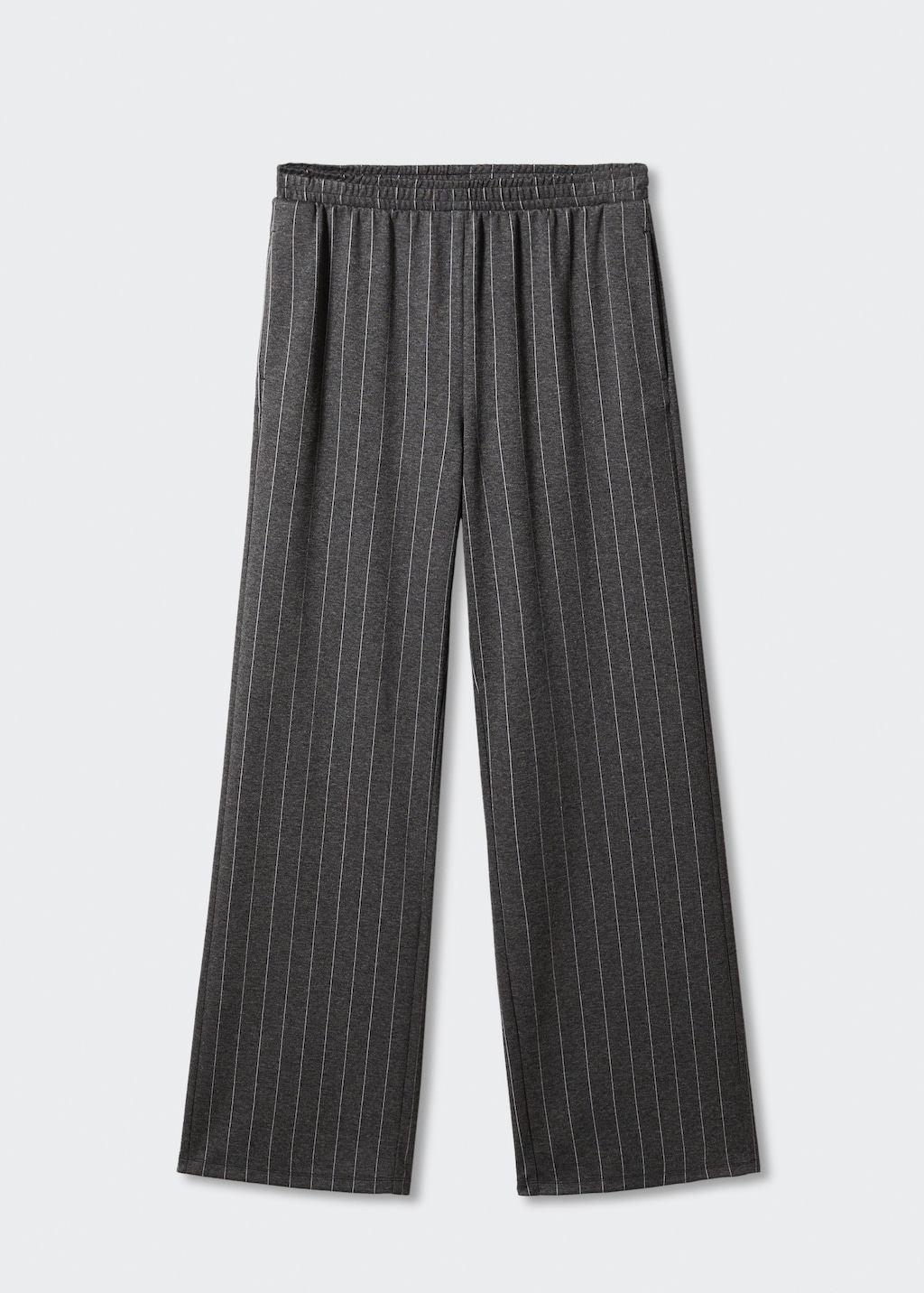 Pinstripe knitted trousers - Article without model