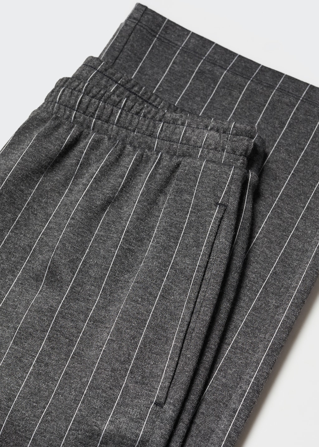 Pinstripe knitted trousers - Details of the article 8