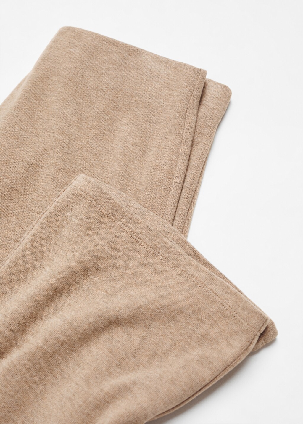 Cotton-linen knitted trousers  - Details of the article 8