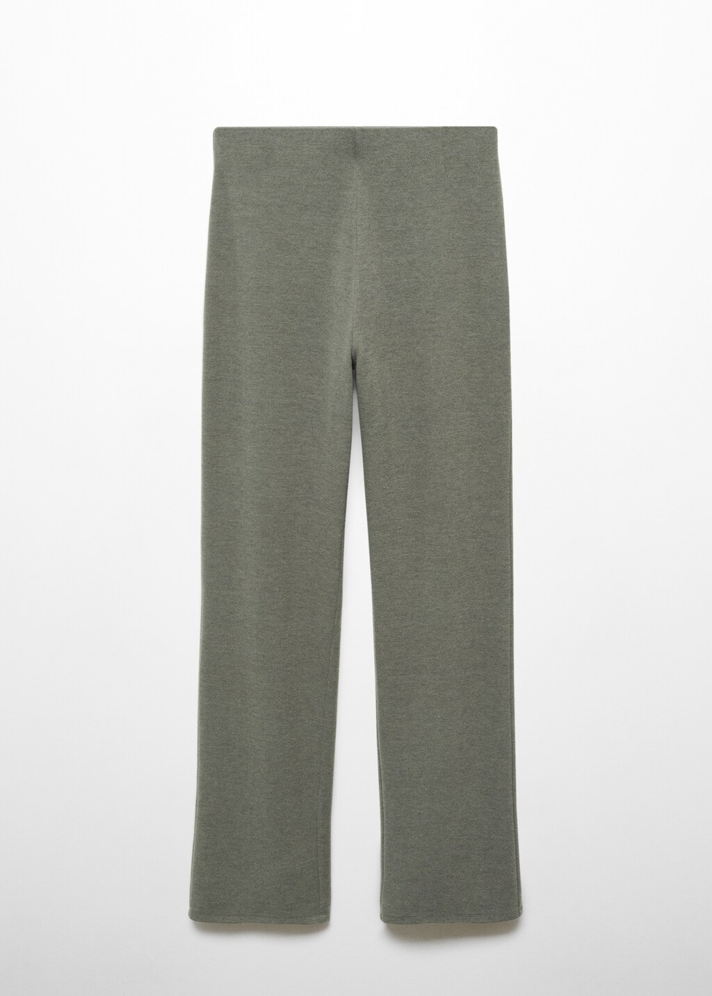 Cotton-linen knitted trousers  - Article without model