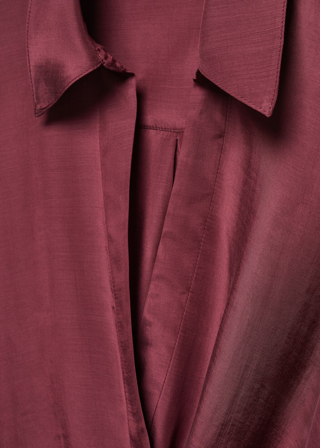 Satin wrap blouse - Details of the article 8