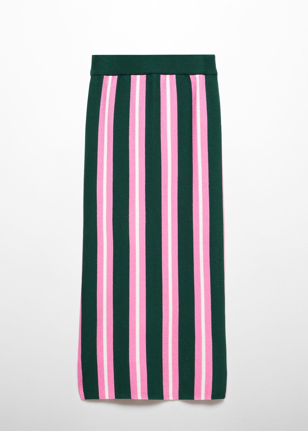 Striped knitted skirt - Article without model