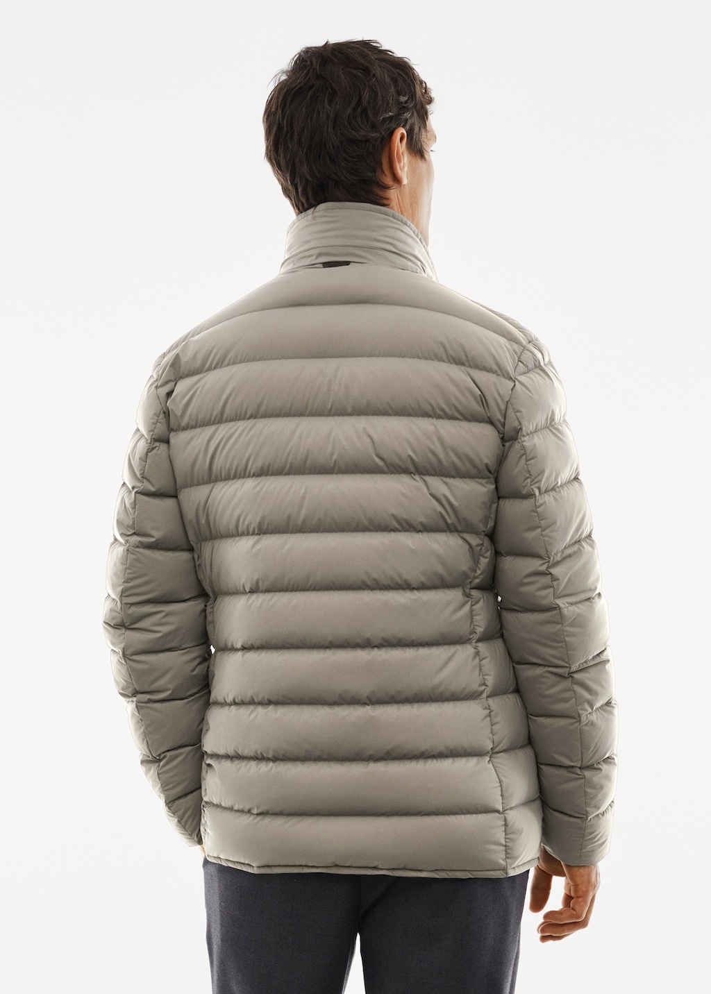 Water-repellent padded anorak - Reverse of the article